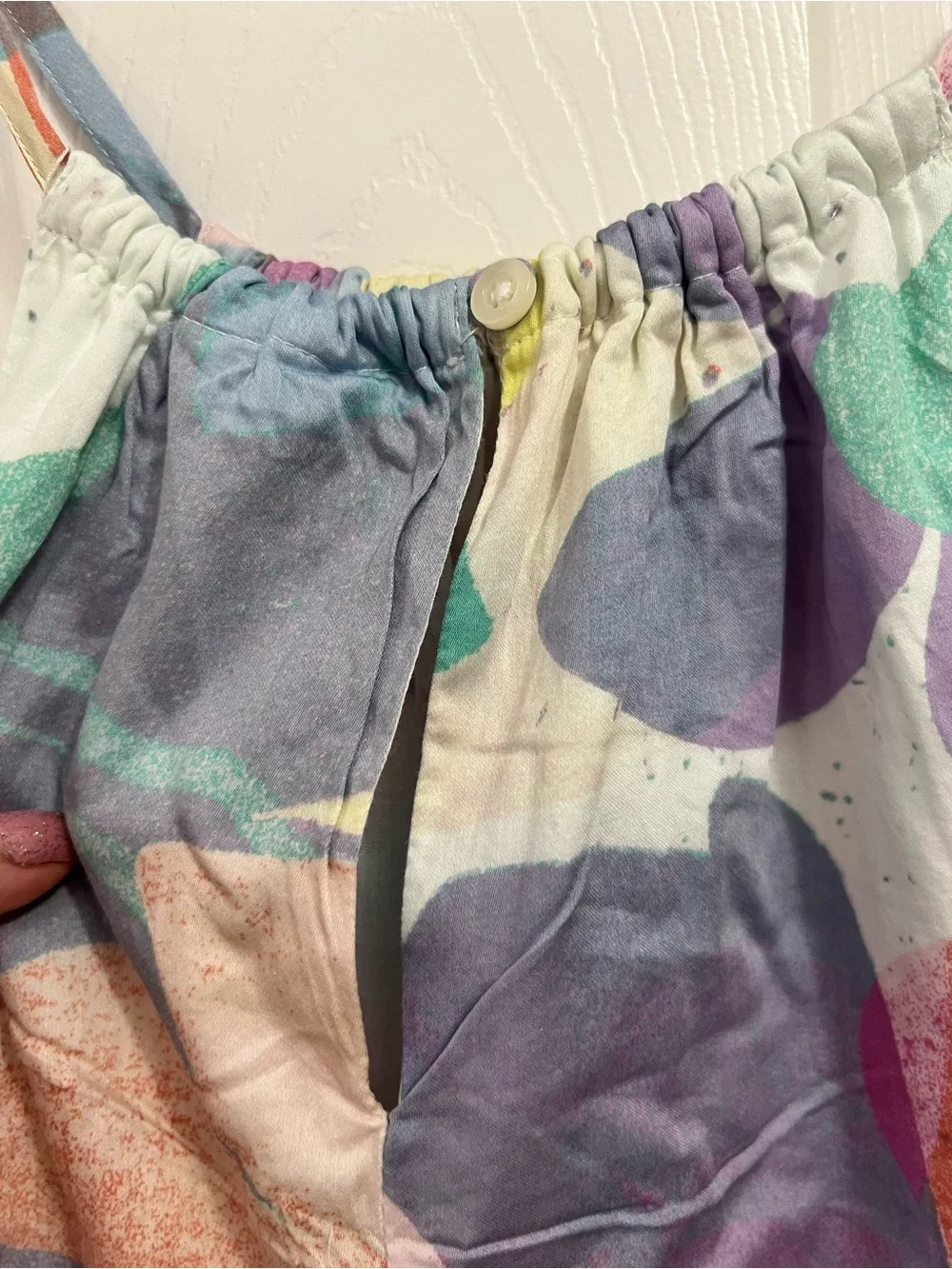GAP Kids Pastel Abstract Halter Summer Dress Size 12